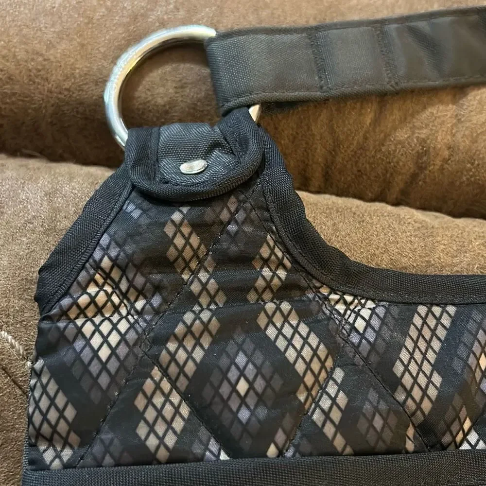 cinda b. Quilted Hipster Adjustable‎ Crossbody Bag. Python.